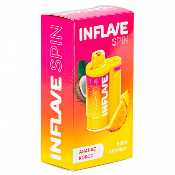 INFLAVE SPIN Ананас кокос (8000 затяжек) в Самаре