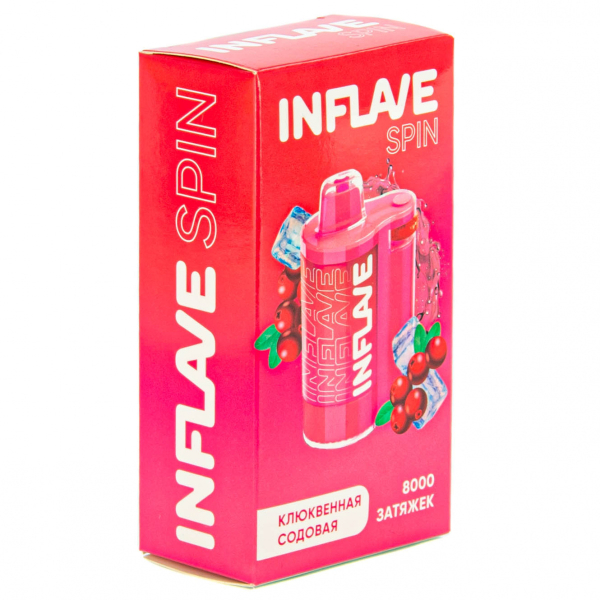 INFLAVE SPIN Клюквенная содовая (8000 затяжек) в Самаре