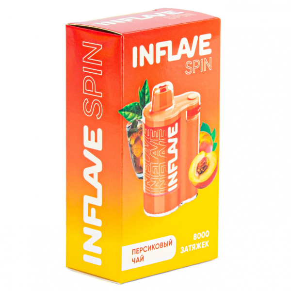 INFLAVE SPIN Персиковый чай (8000 затяжек) в Самаре