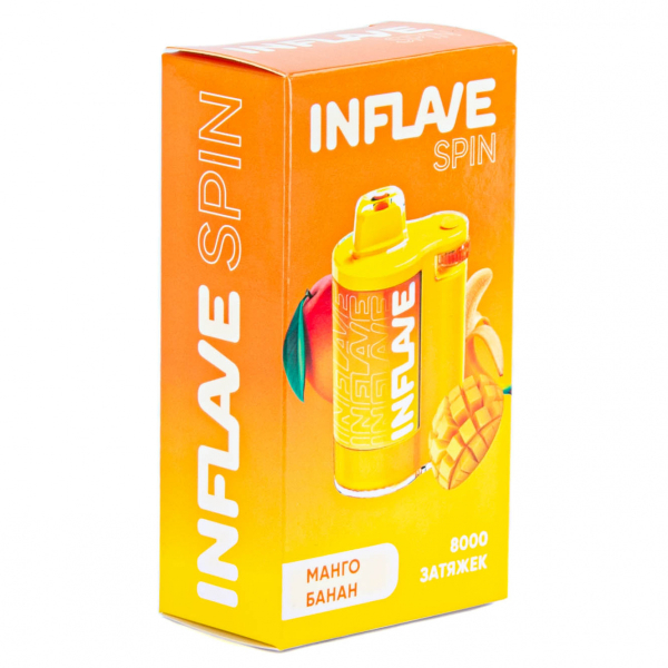 INFLAVE SPIN Манго банан (8000 затяжек) в Самаре