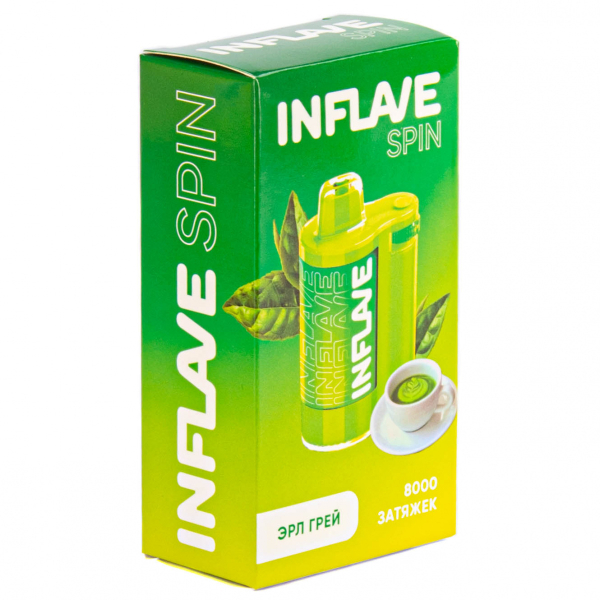 INFLAVE SPIN Эрл Грей (8000 затяжек) в Самаре
