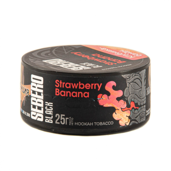 Табак Sebero Black Strawberry Banana  25 грамм в Самаре