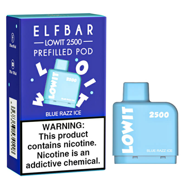 Картридж Elf Bar Lowit 2500 20 мг, 6 мл (Blue Razz Ice) в Самаре