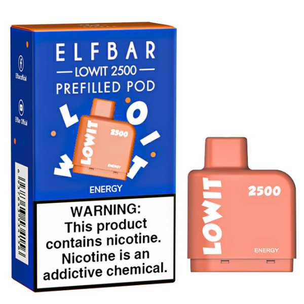 Картридж Elf Bar Lowit 2500 20 мг, 6 мл (Energy) в Самаре