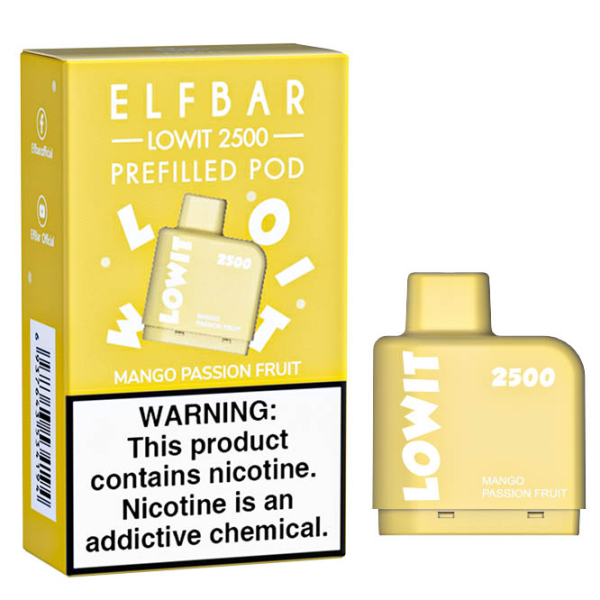 Картридж Elf Bar Lowit 2500 20 мг, 6 мл (Mango Passion Fruit) в Самаре