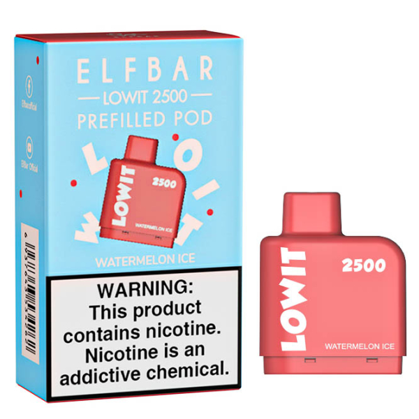 Картридж Elf Bar Lowit 2500 20 мг, 6 мл (Watermelon Ice) в Самаре
