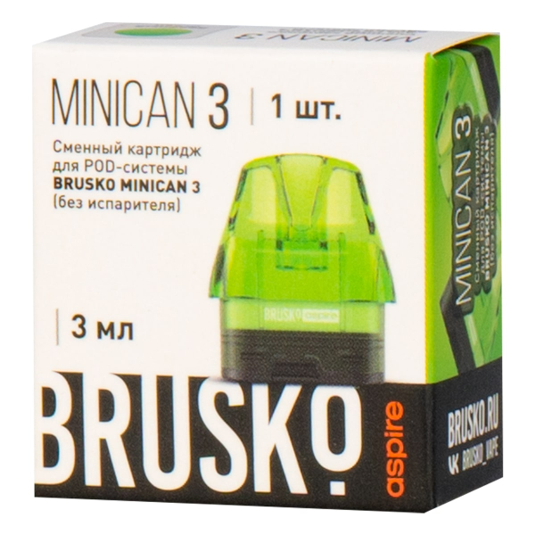 Картридж Brusko Minican 3 зелёный в Самаре
