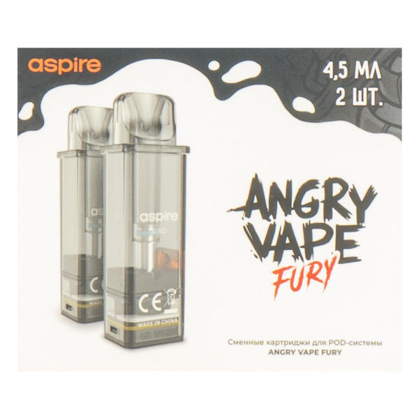 Картридж Brusko Angry Vapefury 4.5 мл (2шт) в Самаре