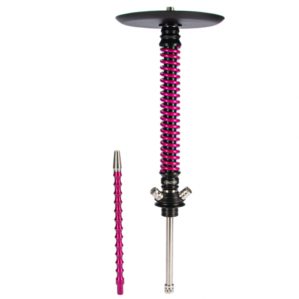 Кальян Mamay Customs Coilovers чёрно-розовый лак   в Самаре