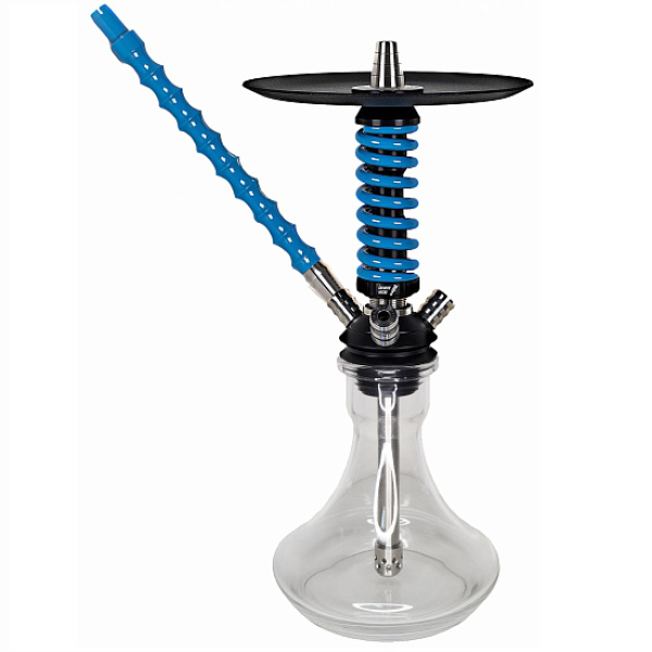 Кальян Mamay Custom Coilovers Micro Черный-Голубой Лак  в Самаре