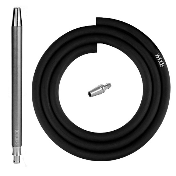 Hoob Smpl Xl Шланг Комплект Black (Черный Шланг, Мундштук, Коннектор Plug) в Самаре