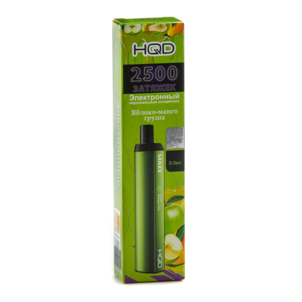 Hqd Maxx Яблоко Персик (2500 Затяжек) в Самаре