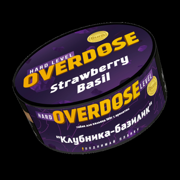 Табак Overdose Strawberry Basil  100 грамм в Самаре