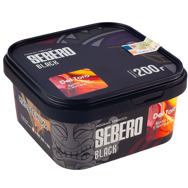 Табак Sebero Black Del Toro  200 грамм в Самаре