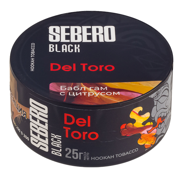 Табак Sebero Black Del Toro  25 грамм в Самаре