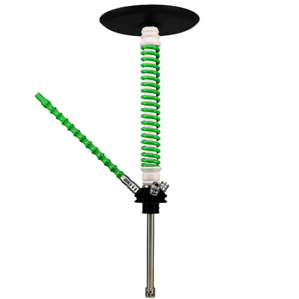 Кальян Mamay Custom V3 №12 Coilovers Белый-Салат  в Самаре