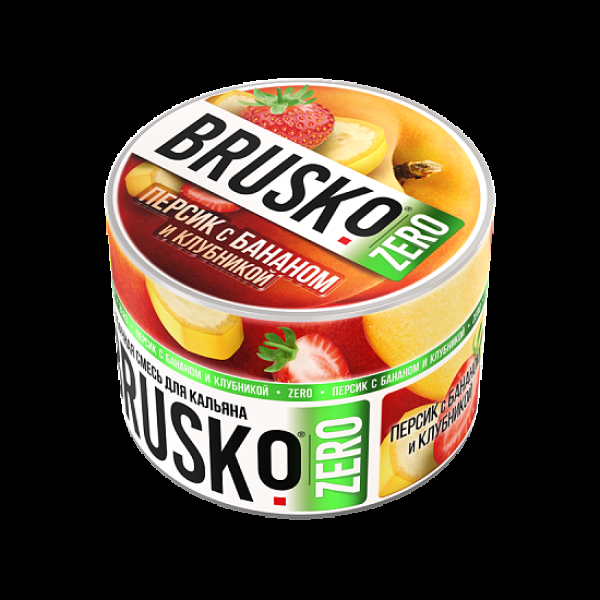 Смесь Brusko Персик С Бананом И Клубникой (Zero)  50 гр в Самаре