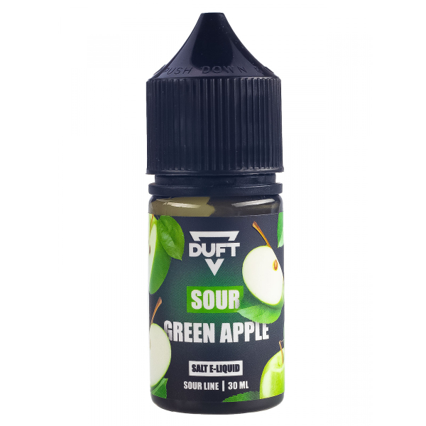 Жидкость Duft Sour Line Salt 20 Green Apple 30 Мл в Самаре