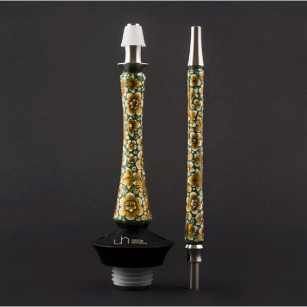 Кальян Union Hookah Sleek Хохлома Зеленый  в Самаре