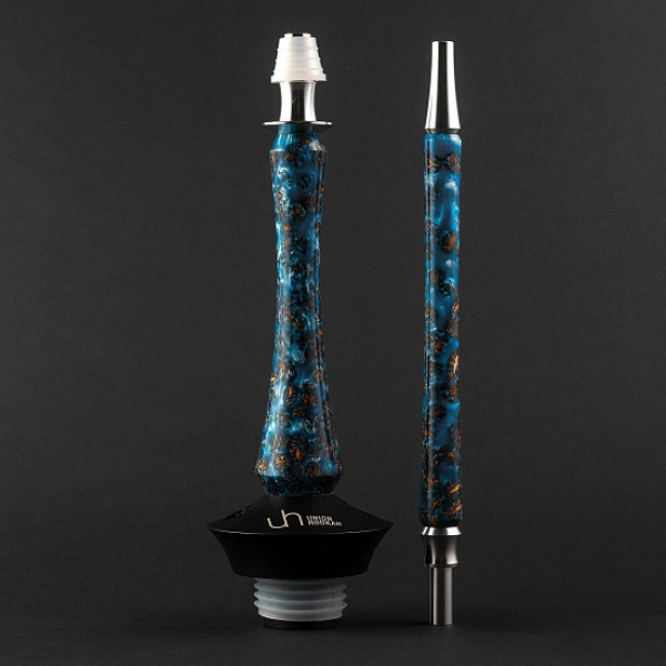 Кальян Union Hookah Sleek Акрил С Шишками Голубой   в Самаре