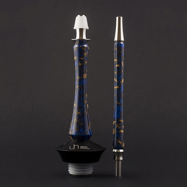 Кальян Union Hookah Sleek Акрил С Шишками Синий  в Самаре