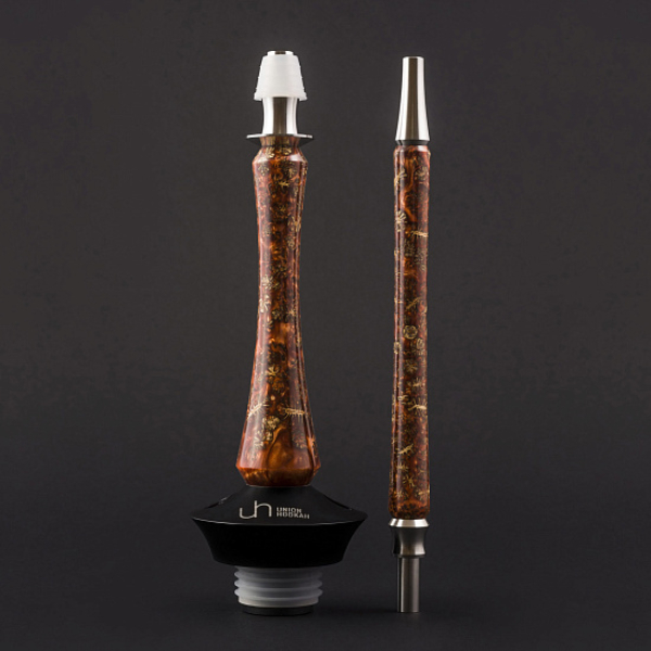 Кальян Union Hookah Sleek Акрил С Шишками Янтарь  в Самаре