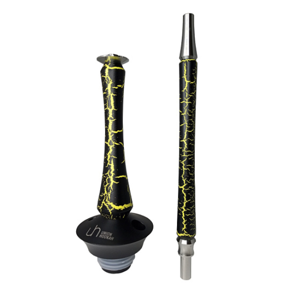 Кальян Union Hookah Sleek Кракле Желтый  в Самаре
