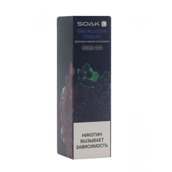 Жидкость Soak Blackcurrant Daiquiri 10 Мл 2 Мг в Самаре