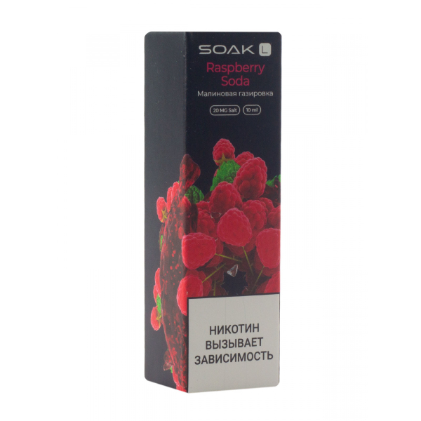 Жидкость Soak Raspberry Soda 10 Мл 2 Мг в Самаре