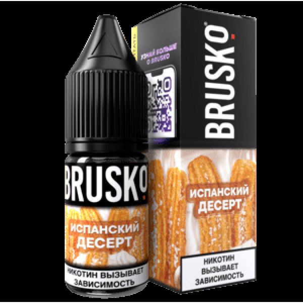 Жидкость Brusko Salt Испанский Десерт 10 Мл 2 Мг в Самаре