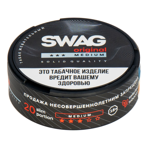 Жевательный табак Swag Medium Original 10 грамм в Самаре