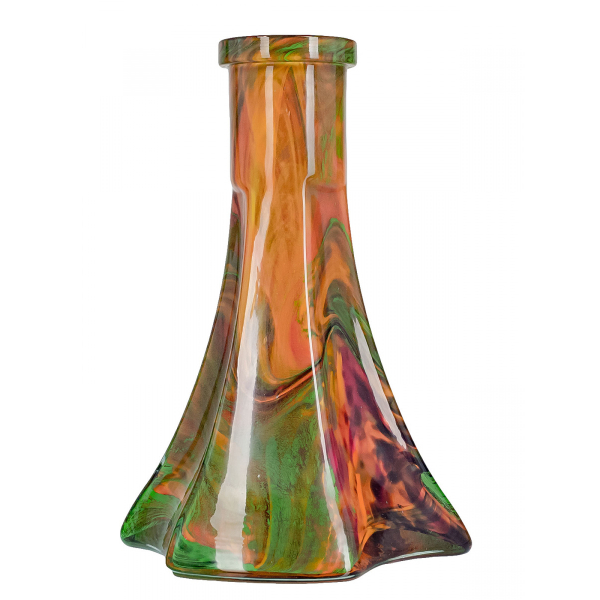 Колба Vessel Glass Пирамида Зелёно-Красный Мрамор в Самаре