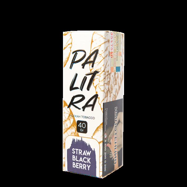 Табак Palitra Straw Black Berry (Земляника Ежевика)  40 грамм в Самаре