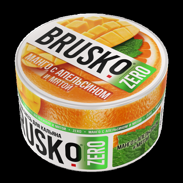 Смесь Brusko Манго С Апельсином И Мятой (Zero)  250 гр в Самаре