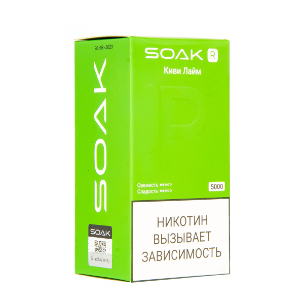 Soak R Киви Лайм 5000 Затяжек в Самаре