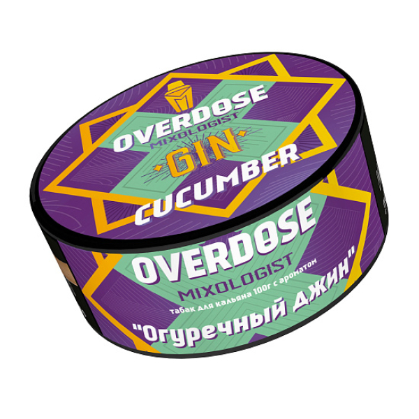 Табак Overdose Gin Cucumber  100 грамм в Самаре