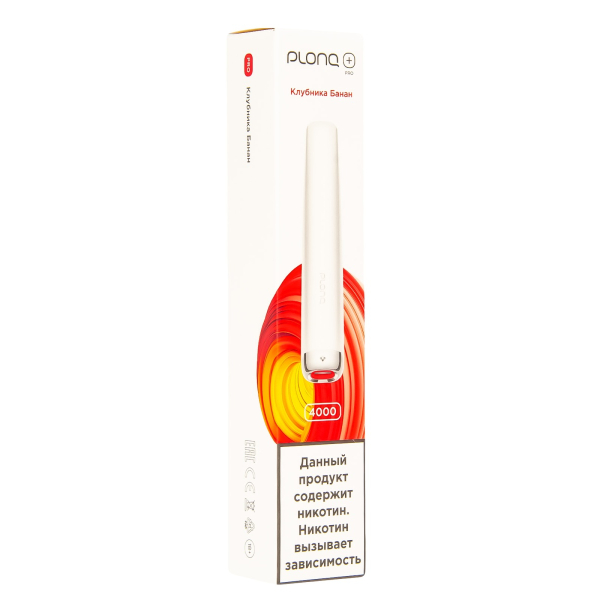 Plonq Plus Pro Клубника Банан (4000 Затяжек) 20 Мг в Самаре