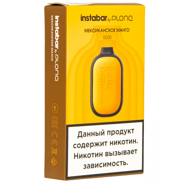 Plonq Instabar Мексиканское Манго (5000 Затяжек) 20 Мг в Самаре