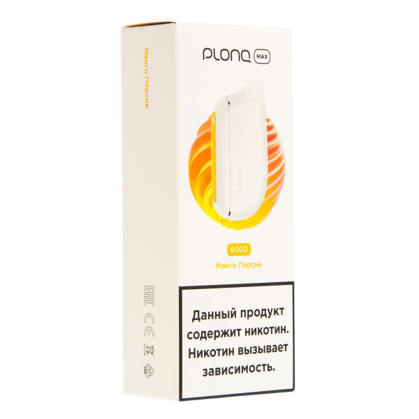 Plonq Max Манго Персик (6000 Затяжек) 20 Мг в Самаре