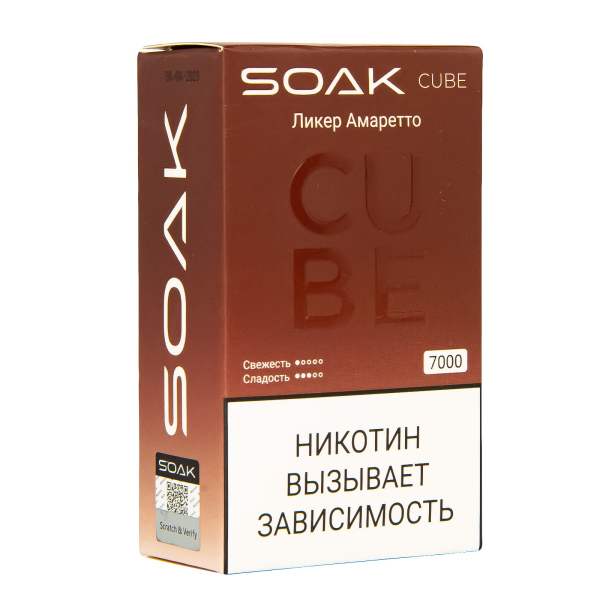 Soak Cube Ликер Амаретто 7000 Затяжек в Самаре