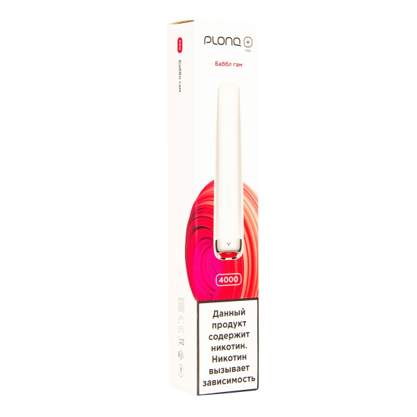 Plonq Plus Pro Баббл Гам (4000 Затяжек) 20 Мг в Самаре