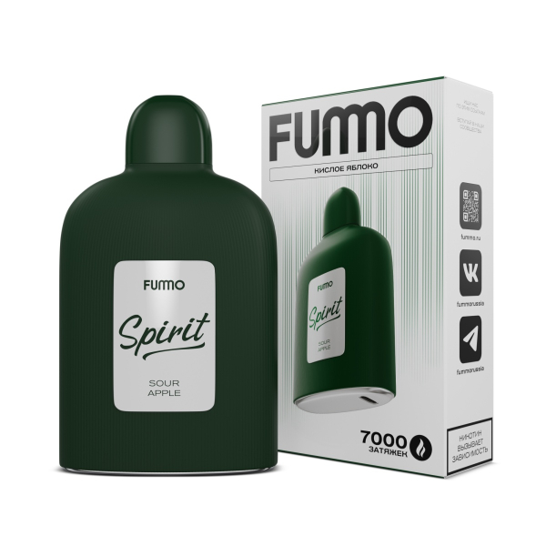 Электронка Fummo Spirit Кислое Яблоко  в Самаре