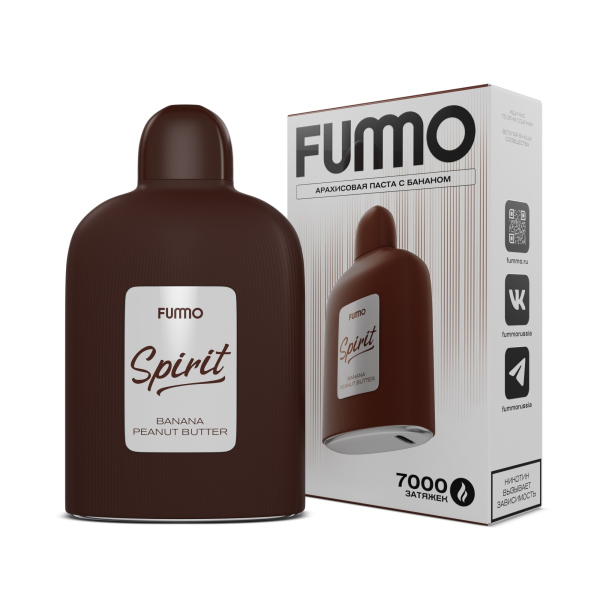 Электронка Fummo Spirit Арахисовая Паста С Бананом  в Самаре