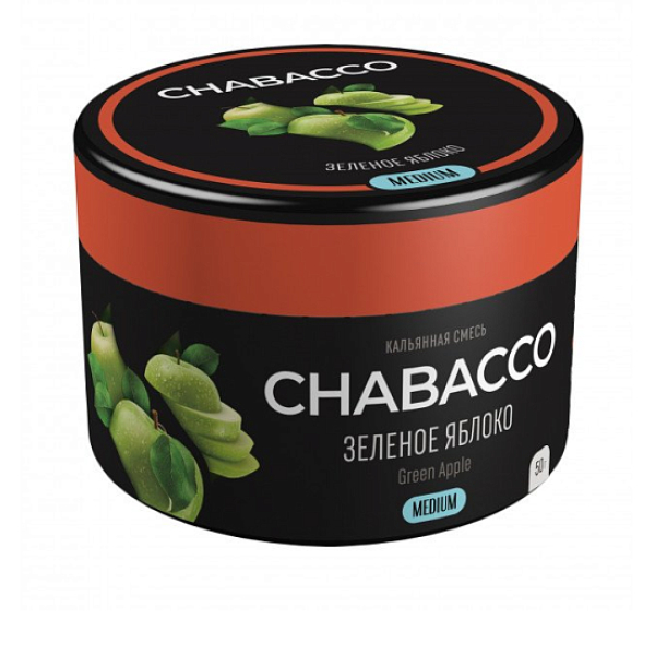 Смесь Chabacco Green Apple    Medium 50 гр в Самаре