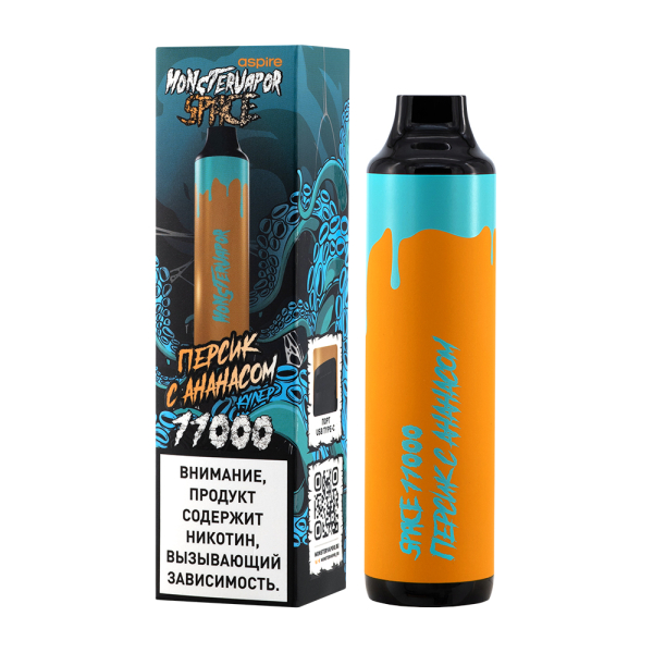 Электронка Monstervapor Space Персик И Ананас (11000 Затяжек) в Самаре