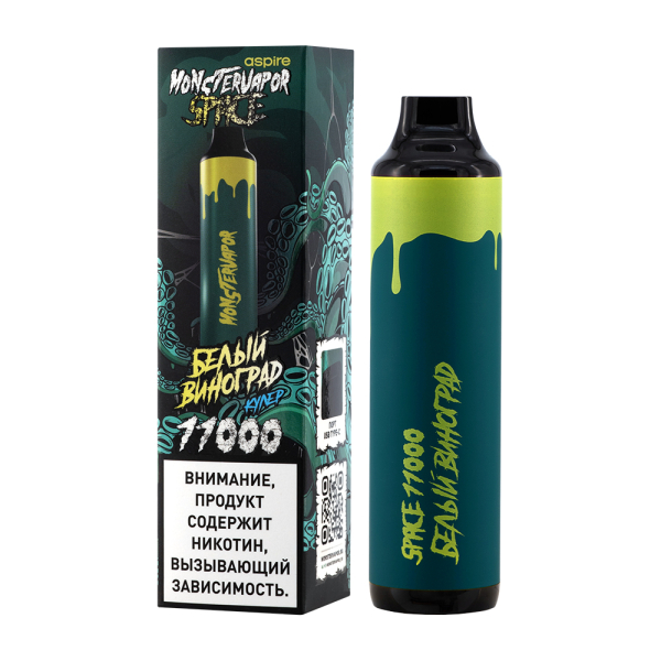 Электронка Monstervapor Space Белый Виноград (11000 Затяжек) в Самаре