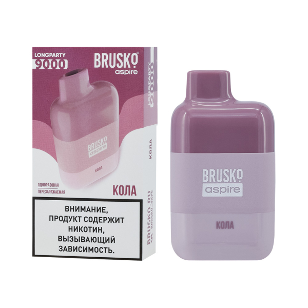 Электронка Brusko Longparty Кола (9000 Затяжек) в Самаре