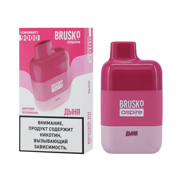 Электронка Brusko Longparty Дыня (9000 Затяжек) в Самаре