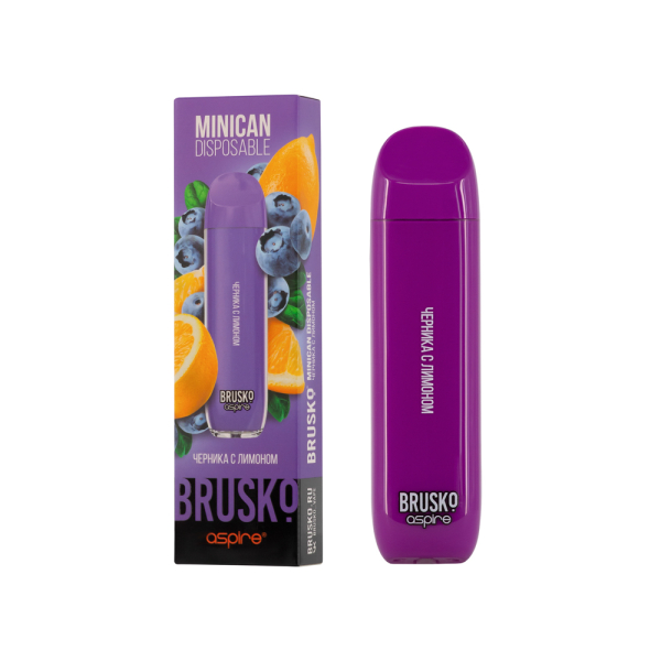 Электронка Brusko Minican Черника С Лимоном (1500 Затяжек) в Самаре