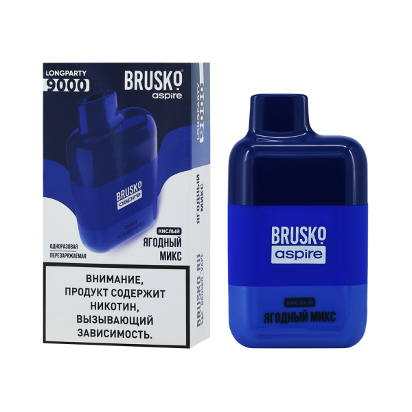 Электронка Brusko Longparty Ягодный Микс (9000 Затяжек) в Самаре
